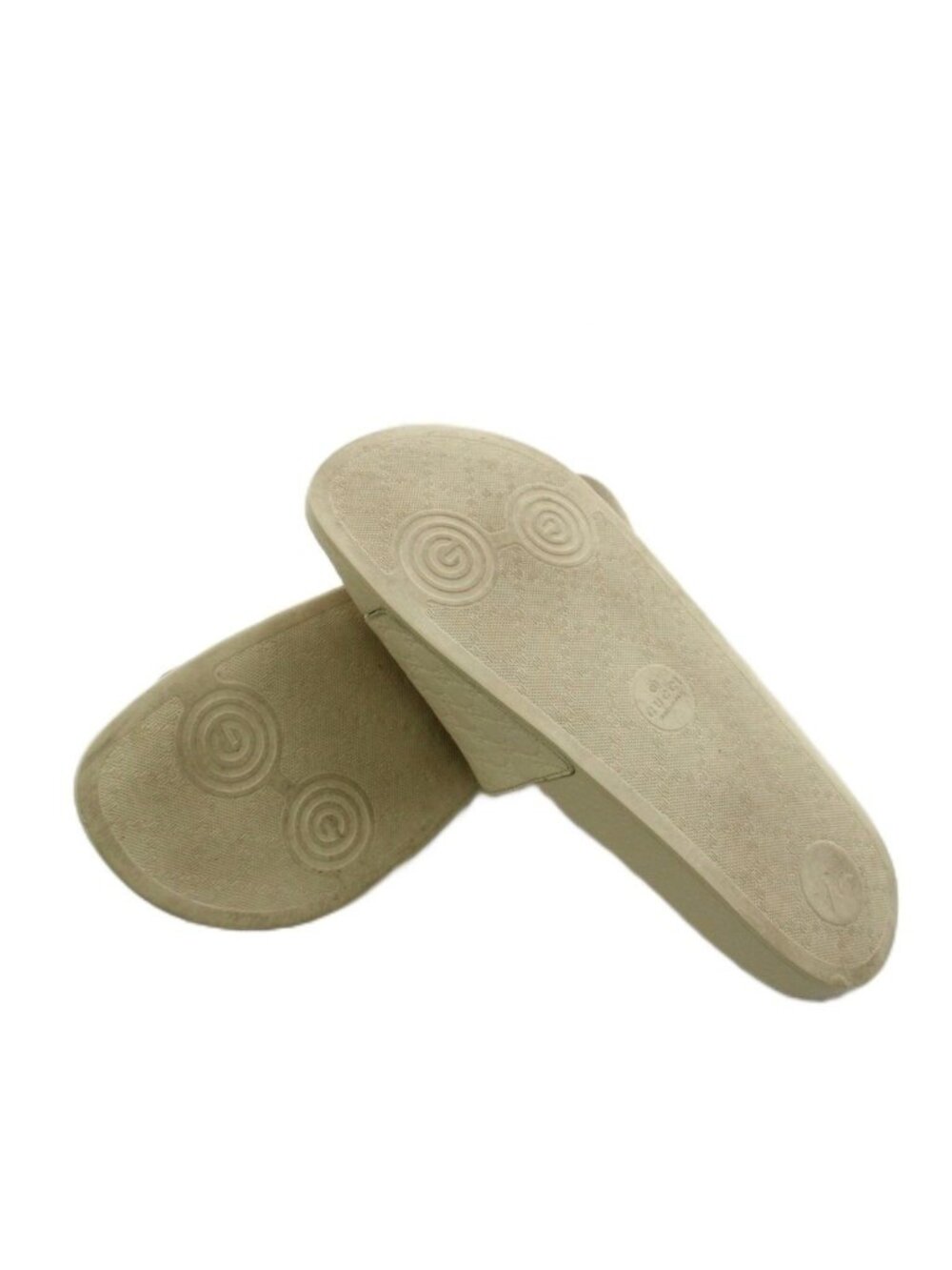Gucci GG Pattern Sandals Leather 38 White - Picture 5 of 8